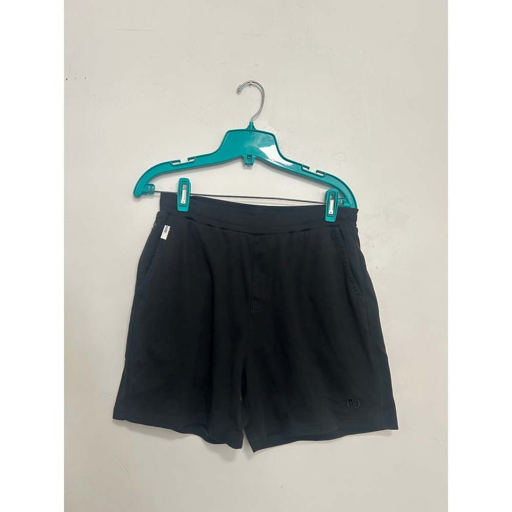 Nero Performance Black Organic Cotton Merino Wool Shorts Mens M